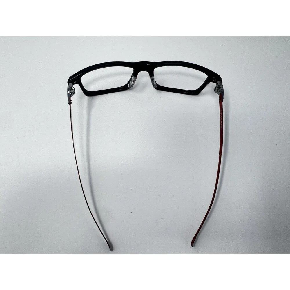 Oakley Pitchman OX8050-1563 Black Ink Red Eyeglass Frames 53-18-140 Authentic